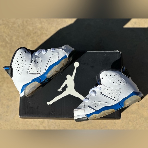 Jordan 6 Retro Racer Blue With OG Box - Toddler Size‎ 5C - Picture 1 of 10